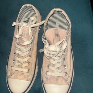 Converse Pink Low Top Canvas Sneakers